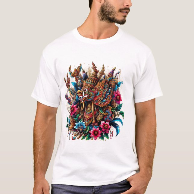 Cultura Wayang de la camiseta (Anverso)