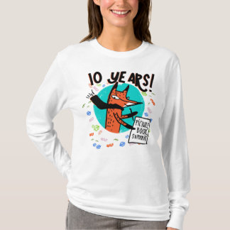 Cumbre del Libro de Imágenes Camiseta de 10 años d