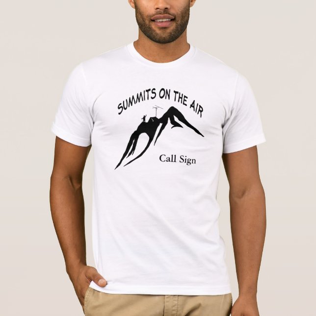 ¡Cumbres en el personalizar de la camiseta de la (Anverso)