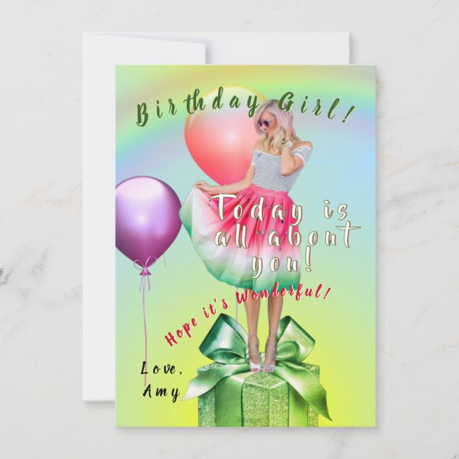 Cumpleañera (Anverso)