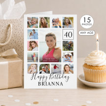 Cumpleaños 15 Foto Personalizada para cualquier ed