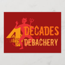 Cumpleaños 40 - Invitaciones al infierno de una fi