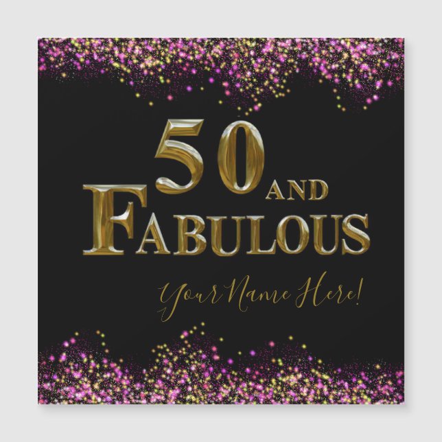 Cumpleaños 50 (Anverso)