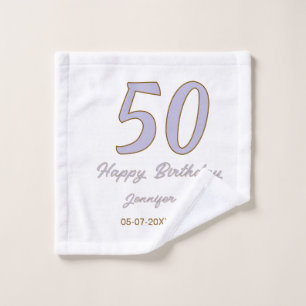 cumpleaños 50 agregar nombre fecha año modo púrpur