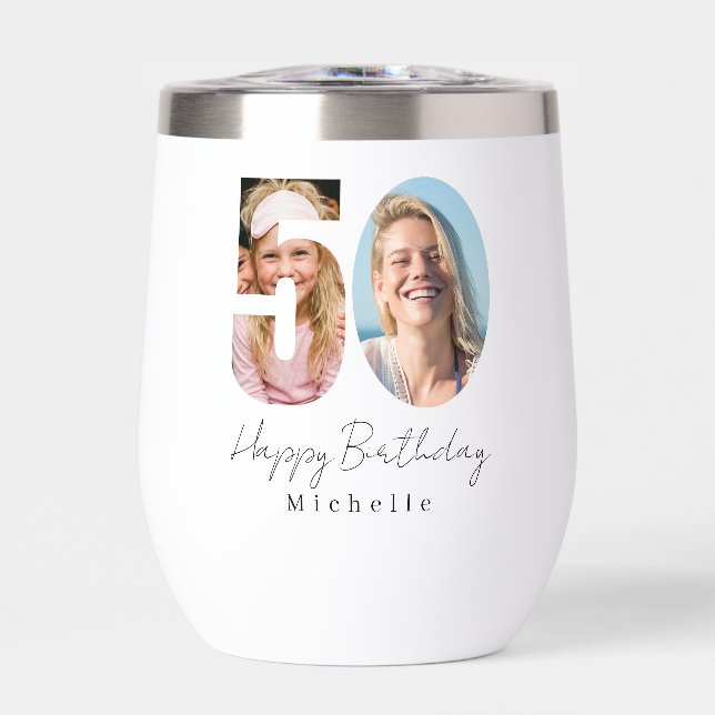 Cumpleaños 50 personalizado con foto  (Frente)