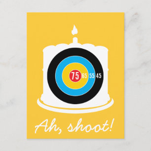 Cumpleaños 75 de Sharpshooter - Invitación objetiv
