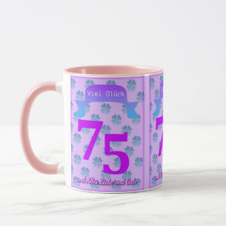Cumpleaños 75 en Taza Alemana