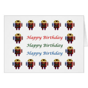 Cumpleaños ANDROIDE de HappyBirthday feliz