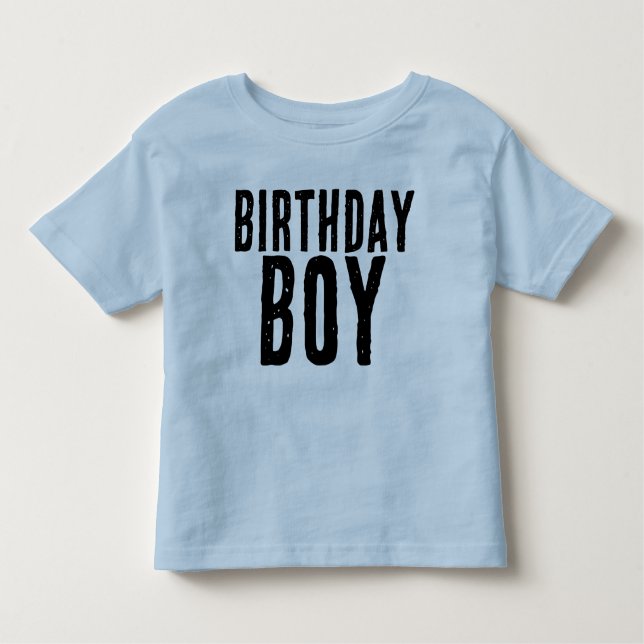 CUMPLEAÑOS CAMISETAS DE NIÑO TODDLER (Anverso)