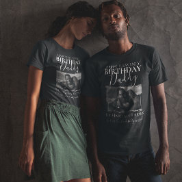 Cumpleaños Celestial Papá | Camiseta conmemorativa