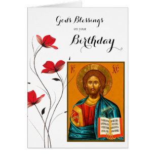 Cumpleaños con bendición de Dios Cristiano Ortodox