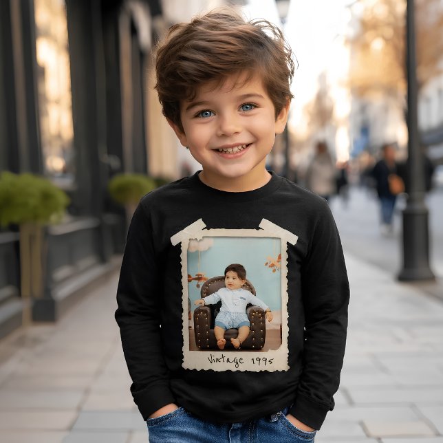 Cumpleaños con Foto Vintage Personalizada (Subido por el creador)