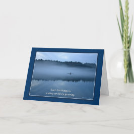 Cumpleaños con la tarjeta de los descubrimientos: