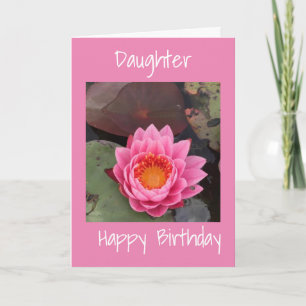 CUMPLEAÑOS CON TARJETA DE AMOR A HIJA