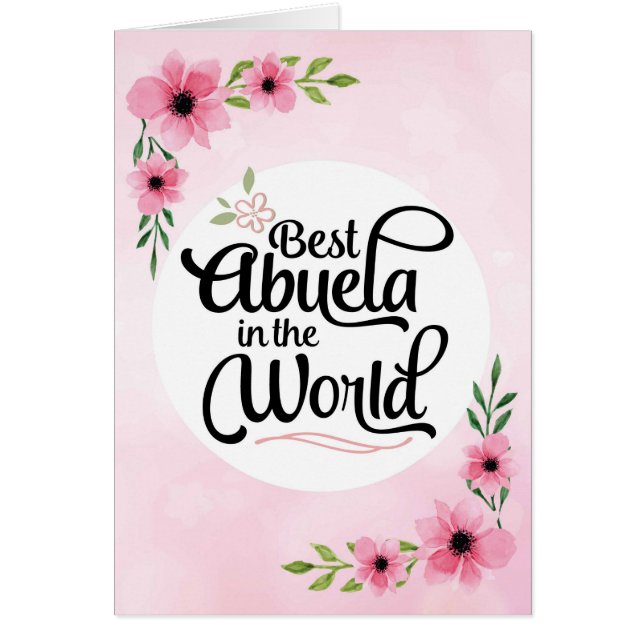 Cumpleaños de Abuela - el mejor Abuela en el mundo (Frente)