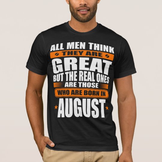 Cumpleaños de agosto camiseta