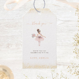 Cumpleaños de Bailarina Elegante Etiqueta de Regal