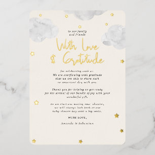 Cumpleaños de Bebé Género Neutral Tarjeta Plana de