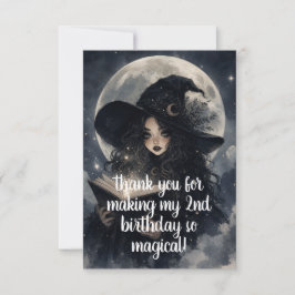 cumpleaños de brujita número dos || tarjetas de ag