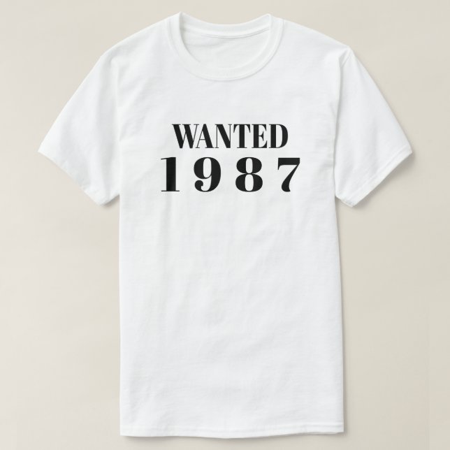 cumpleaños de camiseta (Diseño del anverso)