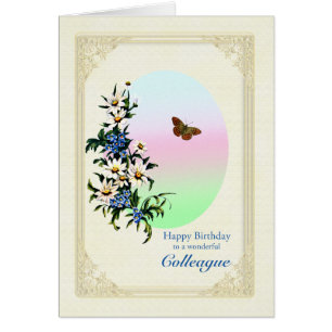 Cumpleaños de Colega con Flores