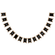 Cumpleaños de encargo de la bandera rústica de la