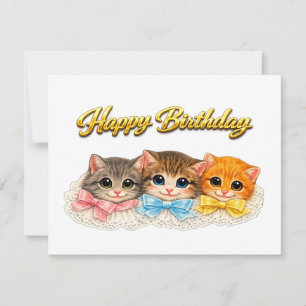 Cumpleaños de Gatitos al Estilo Victoriano con Cin