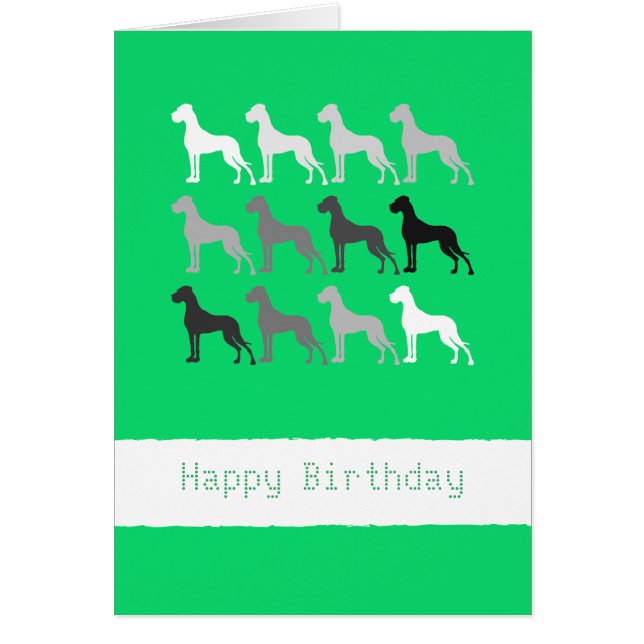 Cumpleaños de Grandes Daneses (Frente)