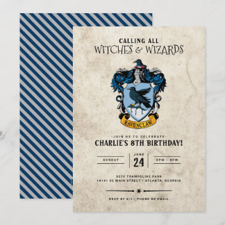 Cumpleaños de Harry Potter | Invitación de Ravencl
