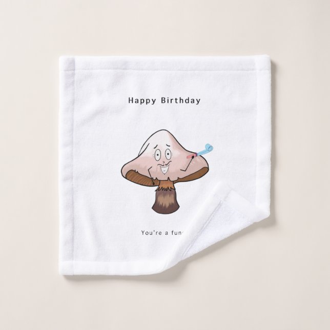 Cumpleaños de hongo (Toallita)