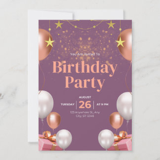 cumpleaños de invitación