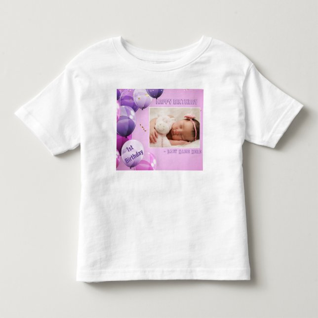 Cumpleaños de Jersey Fino Personalizado para Niño  (Anverso)
