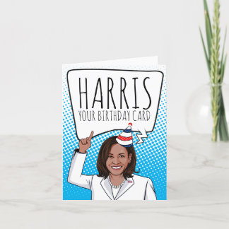 Cumpleaños de Kamala Harris: Harris, tu tarjeta de