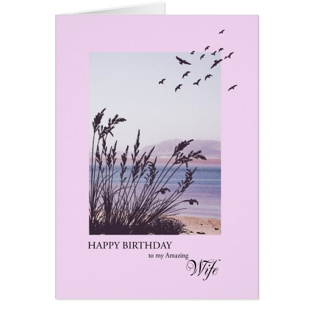 Cumpleaños de la esposa, escena costera (Frente)