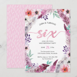 Cumpleaños de la invitación el de la fiesta de