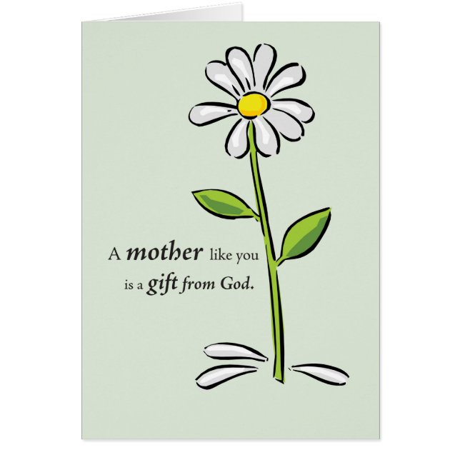 Cumpleaños de la madre, regalo de Dios (Frente)