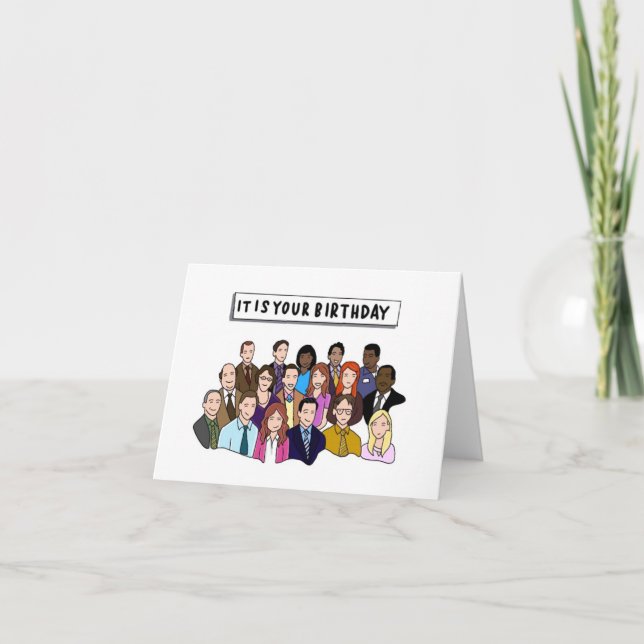 Cumpleaños de la Oficina (Anverso)