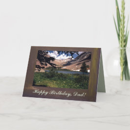 Cumpleaños de la plantilla de las montañas de San