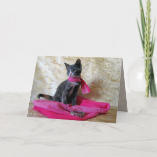 Cumpleaños de la princesa Tiana - Tarjeta gata/gat