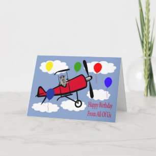 Cumpleaños De La Tarjeta De Saludo De Todos Los Ee