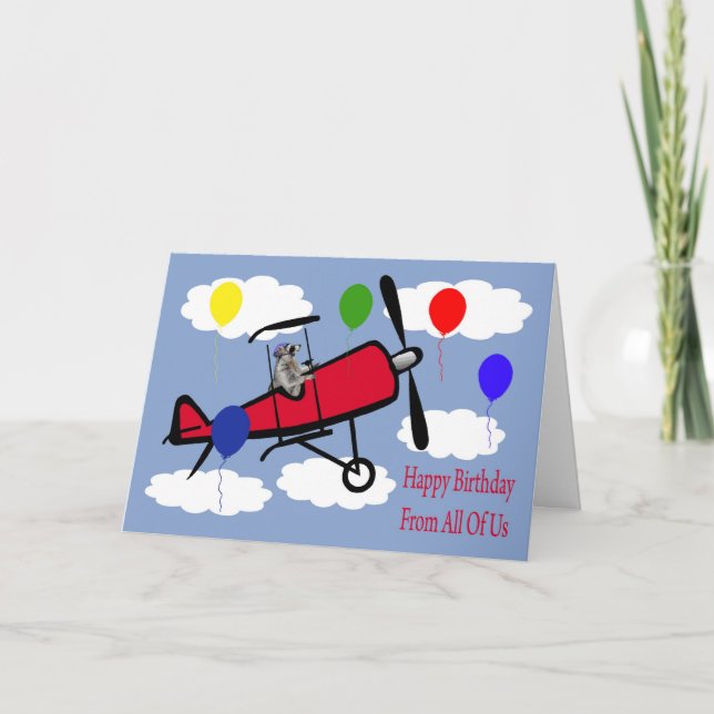 Cumpleaños De La Tarjeta De Saludo De Todos Los Ee (Anverso)