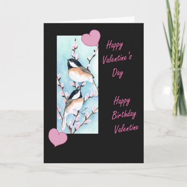 Cumpleaños de la tarjeta del día de San Valentín (Anverso)
