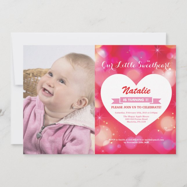 Cumpleaños de la tarjeta del día de San Valentín (Anverso)