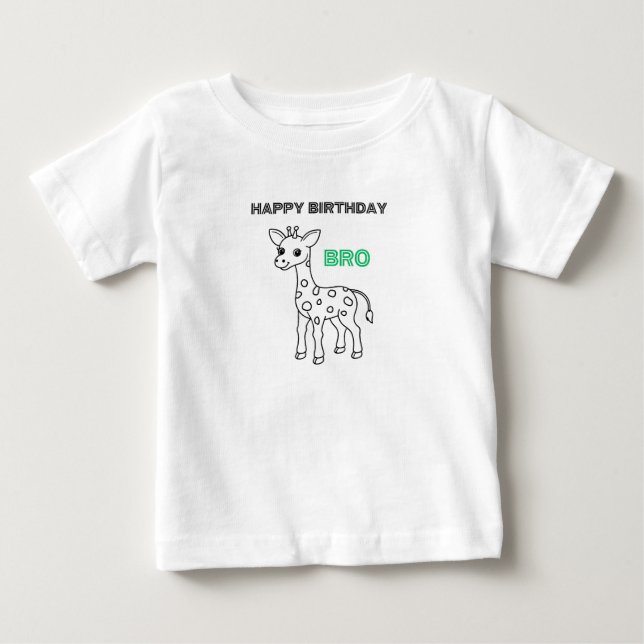 Cumpleaños de las camisetas para niños (Anverso)