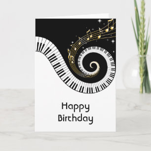 Cumpleaños de las llaves del piano y de las notas