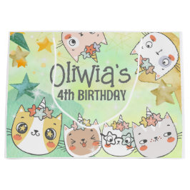 cumpleaños de maíz mágico Bolsa de regalo grande