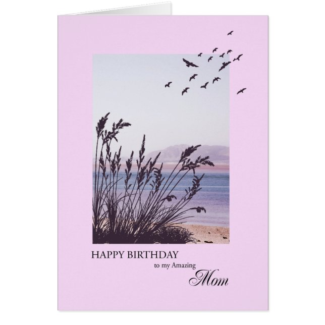 Cumpleaños de mamá, escena costera (Frente)