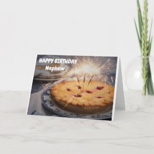 **CUMPLEAÑOS DE NEFHEW** PIE CON TARJETA DE SOPORT