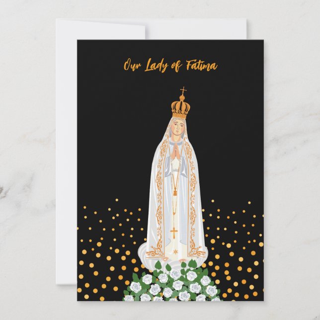 Cumpleaños de Nuestra Señora de la procesión Fátim (Anverso)