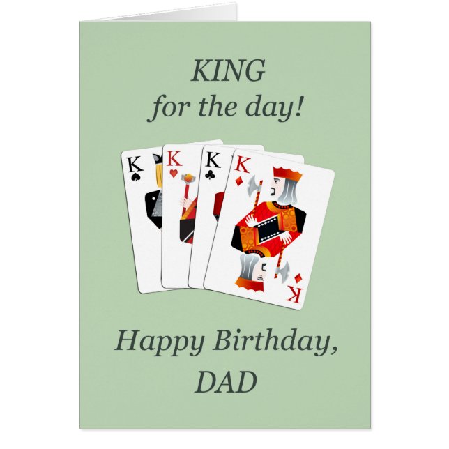 Cumpleaños de papá, casa llena de corazón (Frente)